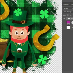 How to clean up transparency for printing with Photoshop Step 7