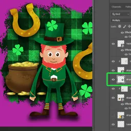 How to clean up transparency for printing with Photoshop Step 3-2