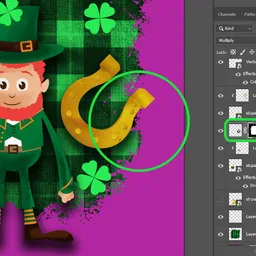 How to clean up transparency for printing with Photoshop Step 5