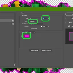 How to clean up transparency for printing with Photoshop Step 9-2
