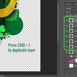 How to clean up transparency for printing with Photoshop BONUS 2