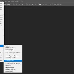 How to list all the images from one folder into a contact sheet with Photoshop Step 2