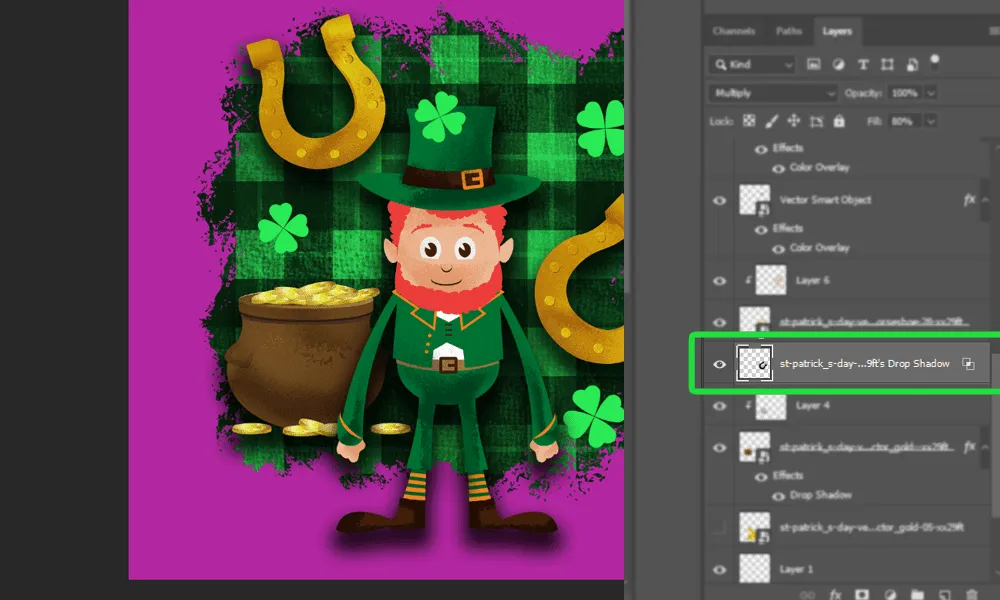 How to clean up transparency for printing with Photoshop Step 3-2