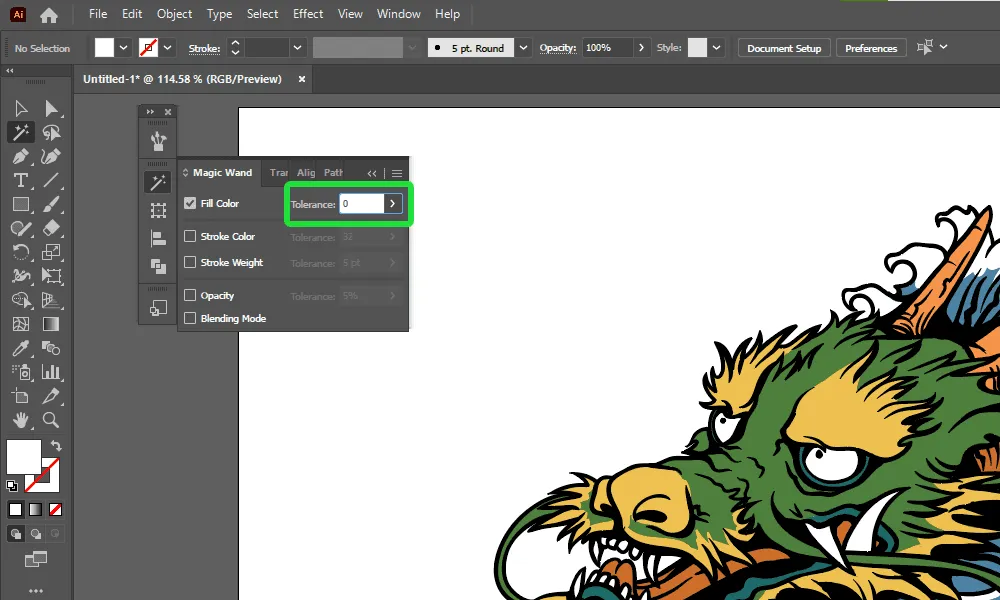How To Export Illustrator Art As Vector for Photoshop Step 2