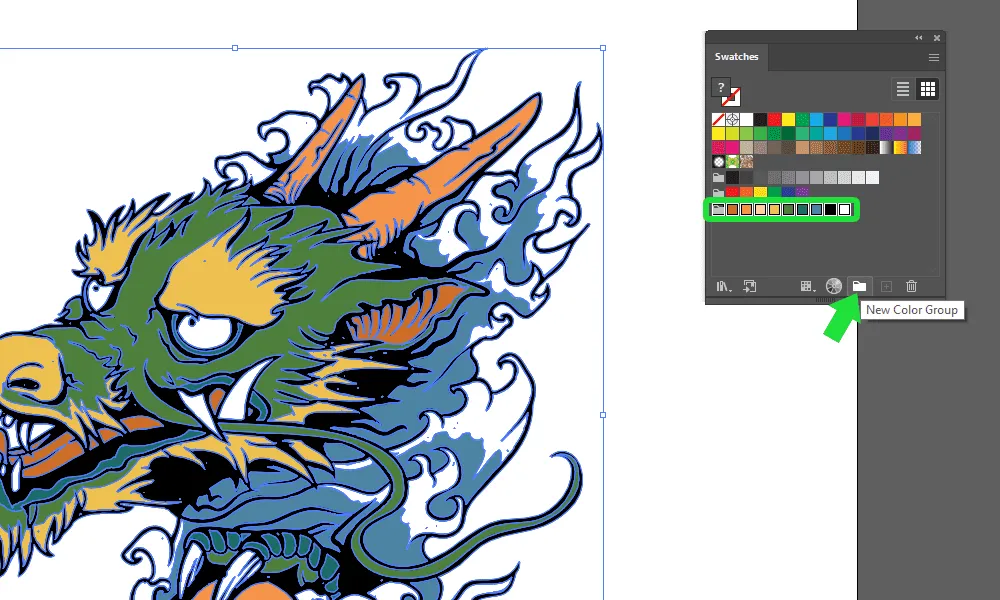 How To Export Illustrator Art As Vector for Photoshop Step 3