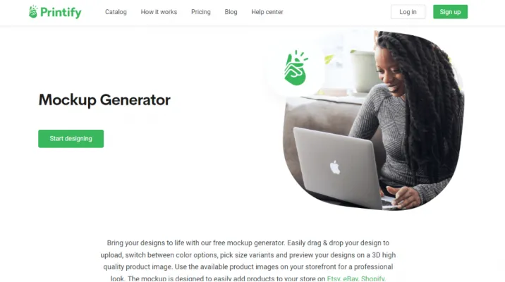 Printify.com homepage