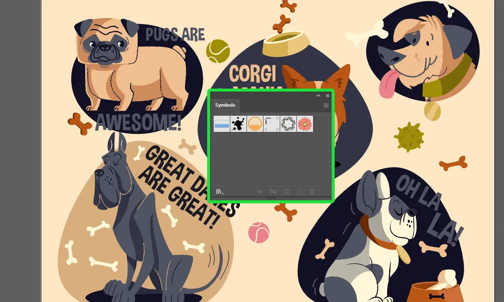 How to Use The Symbols Panel Step 2