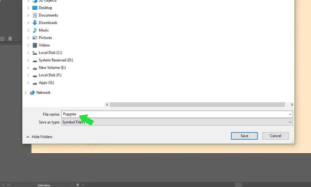 How to Use The Symbols Panel Step 6-2