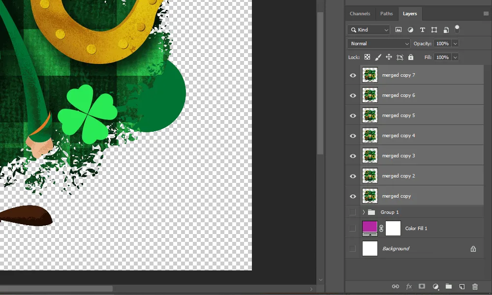 How to clean up transparency for printing with Photoshop BONUS 3